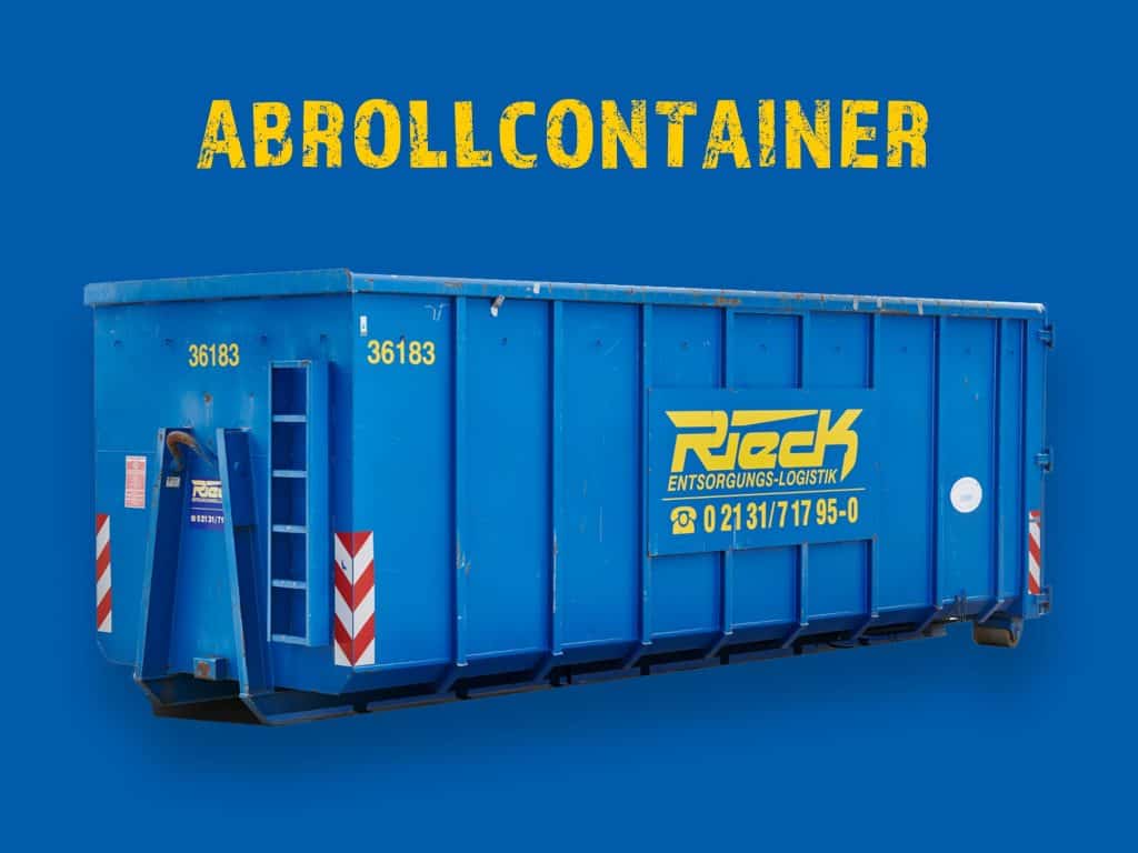 Abrollcontainer Rieck Entsorgungs-Logistik, Containergestellung Rhein-Kreis Neuss